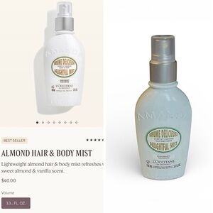 L'Occitane Almond Hair & Body Fragrance Mist (3.3 fl. oz)